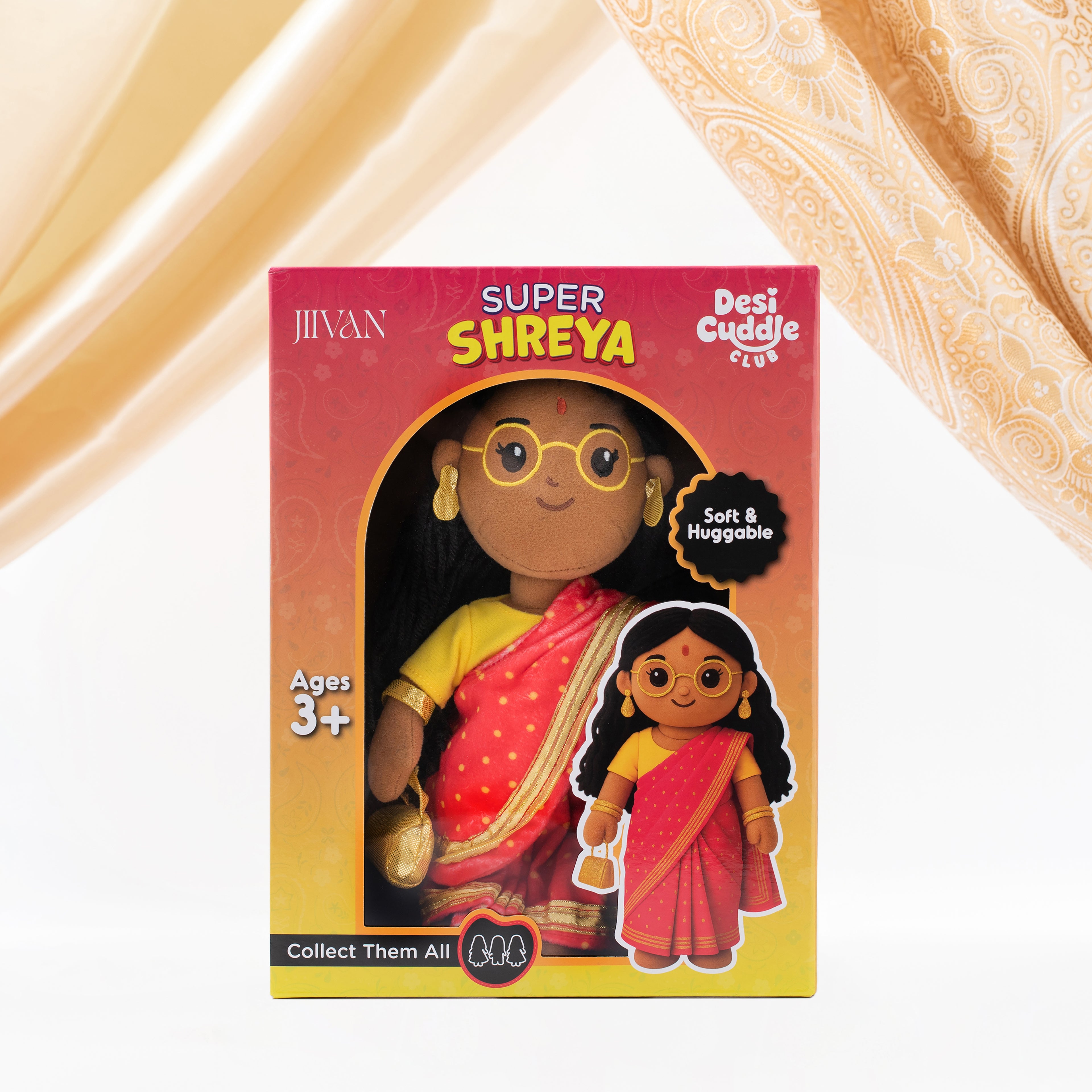 Super Shreya Soft Toy Doll – Saree Plush